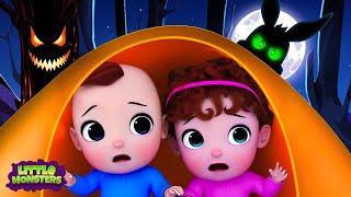 Afraid Of The Dark At Camp - Nursery Rhymes & Kids Songs by Little Monsters