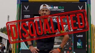 Disqualified at Ironman 70.3 World Championships