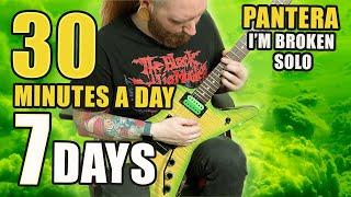 I Practised A Pantera Solo For 30 Mins A Day For 7 Days This Is The Result