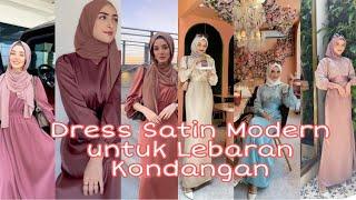 GAMIS SATIN MODERN KEKINIAN  Kondangan dan Lebaran