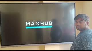 Maxhub 86 inch education board screen unboxing and installation in Aurangabad