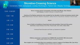 Marine Seismology Symposium - Shoreline Crossing Science