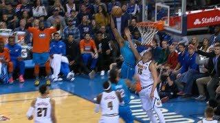 Jerami Grant POSTERIZES Nikola Jokic - Nuggets vs Thunder  November 24 2018