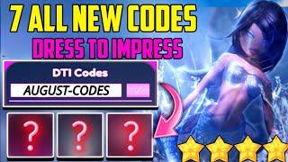 *NEW* ALL WORKING DTI CODES FOR DRESS TO IMPRESS IN AUGUST 2024 - ROBLOX DRESS TO IMPRESS CODES 2024