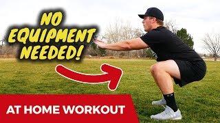 BEST At Home Baseball Workout  No Equipment Needed