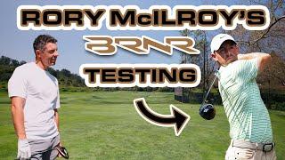 Rory McIlroys Raw Uncut BRNR Mini Driver Testing Session  TaylorMade Golf