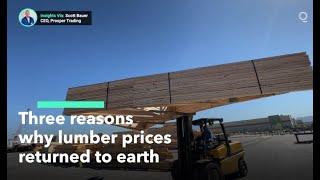 Three Reasons Why Lumber Prices Are Back to Normal