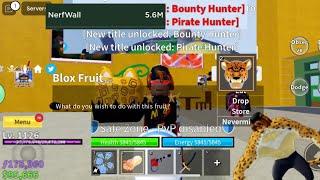 Eating Leopard Fruit and Getting 5 Million Bounty - Blox Fruits