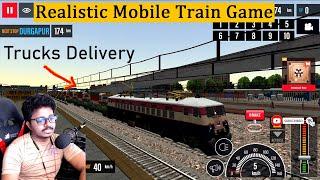 Trucks Delivery Howrah to Durgapur Mobile Train Game  Indian Train Simulator 2018