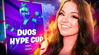 I WON in the HYPE CUP... Fortnite Duo Hype Cup Highlights