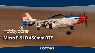 HobbyZone P-51D Mustang 450mm RTF Trainer Airplane