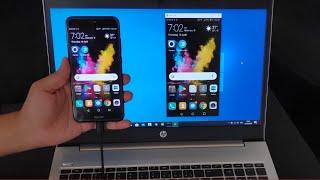 How to Connect Mobile to Laptop via USB Cable  Mirror your Android Screen to Laptop Windows 11