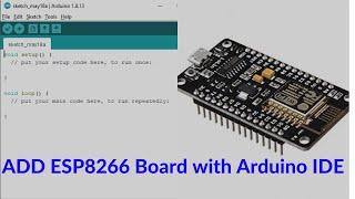 How to Add ESP8266 board in arduino IDE