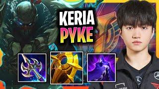 KERIA IS SO CLEAN WITH PYKE  T1 Keria Plays Pyke Support vs Leona  Season 2024