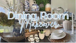 DINING ROOM MAKEOVER  BUDGET FRIENDLY IDEA  SUMMER DECORATE WITH ME