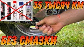 35 тысяч км без смазки цепи Чем мазать цепь на мотоцикле Honda VTR 1000F