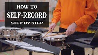 how to self-record the step-by-step guide