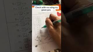 Green pen is  #deliph #greenpen #homeschooling