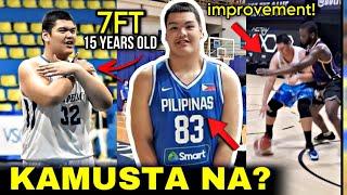 Kasama na sa Batang Gilas may Improvement ang Tangkad  ang Future 7footer ng Gilas Pilipinas