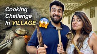 Cooking Challenge in Village ‍ Wood-fire was CRAZY 🪵