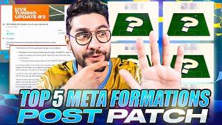 FIFA 23 POST PATCH TOP 5 META FORMATIONS in ULTIMATE TEAM