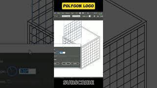 3 Letters Polygon Logo Design-Illustrator Tutorial #shorts#youtubeshorts#logo