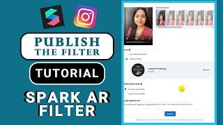 How to Publish Spark AR Filter on Instagram or Facebook Social Media Platform Tutorial