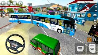 Double Length Bus Driving On Highway - Bus Simulator Indonesia BUSSID - Android Gameplay