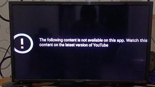 Aplikasi Youtube ERROR Di Set Top Box