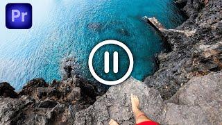 How To Make a Video Pause Effect in Premiere Pro