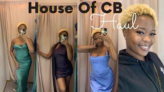 house of CB dress try on haul  come wedding dress shopping with me