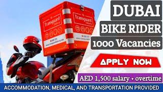 Transguard is Hiring 1000 Bike Riders in Dubai - APPLY NOW  Dubai Bike Rider Jobs  Dubai Delivery