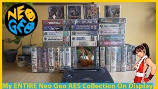 Game Room Tour of My Neo Geo AES Collection 18 Years of SNK Arcade Retro Game Collecting