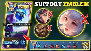 100% BROKEN TOP 1 GLOBAL GORD WITH SUPPORT EMBLEM -MLBB #gordmlbb #gord #mlbb