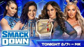 WWE SmackDown Bayley & Michin Vs Nia Jax & Tiffany #WWESD #WWE2K24