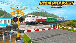 Ngebut Parah  Alarm Rusak  - Trainz Simulator Indonesia  Kompilasi Perlintasan Kereta Api Eps 195