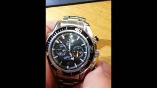 How to spot a fake Omega Seamaster Planet Ocean Chronograph.