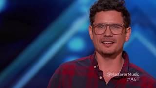 Michael Ketterer - Father of 6 Sings To Love Somebody - Amazing Golden Buzzer Audition