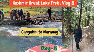 Kashmir Great Lake Trek Series  Vlog - 8  Gangabal to Naranag