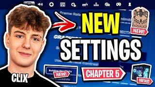 Clix Reveals NEW Settings Fortnite Chapter 5 UPDATED 2024