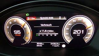 Tachovideo 2023 Audi Q5 45 TFSI quattro S tronic 0-100 kmh kph 0-60 mph Beschleunigung Acceleration