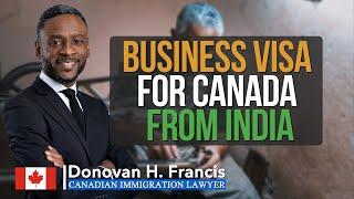 Business Visa for Canada from India 