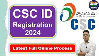 CSC Registration 2024  CSC id kaise banaye  csc center online registration  csc id kaise milegi