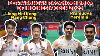 PramYere Vs LiangWang - Set 1  Indonesia Open 2023 QF - NICE ANGLE