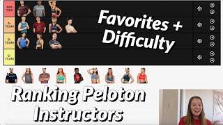 RATING PELOTON INSTRUCTORS  MY FAVORITES + DIFFICULTY TIER LIST
