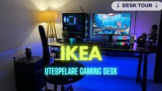 IKEA Utespelare Gaming Desk Tour Installation Long-Term Review Desktop Accessories