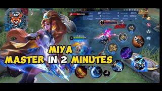 Miya tutorial 2023  Master Miya In 2 Minutes  Miya Critical Damage  BuildComboEmblem  MLBB
