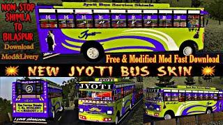 New Jyoti Private Bus for bus simulator indonesia Download New Jyoti Bus Skin new tata bus Mod 