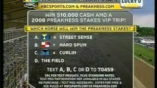 Curlin - 2007 Preakness Stakes - NBC Full Broadcast