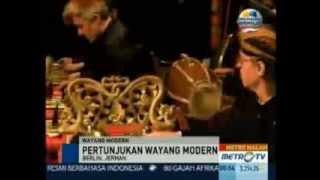 Metro Malam news broadcast 24 September 2013 - the birth of wayang modern...